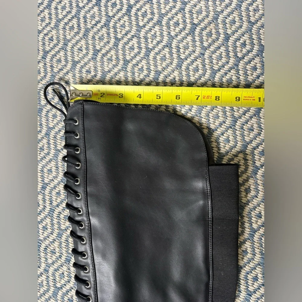 NWT TORRID “Black All Over” lace up over the knee boots!
